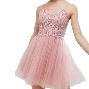 ASOS Pink Ninja Mini Ballerina Dress 4P NWT